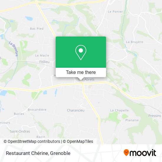 Restaurant Chérine map