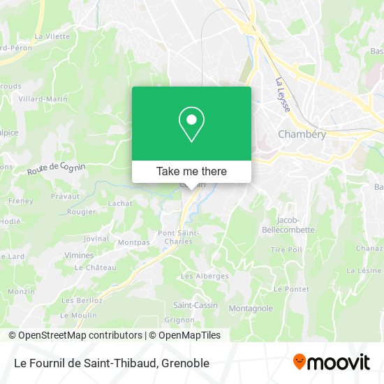Le Fournil de Saint-Thibaud map