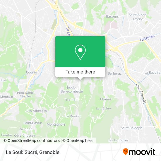 Le Souk Sucré map