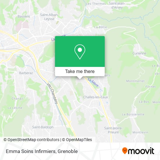 Emma Soins Infirmiers map