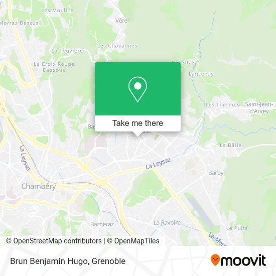 Brun Benjamin Hugo map