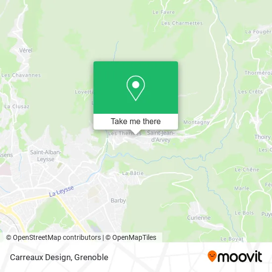 Carreaux Design map