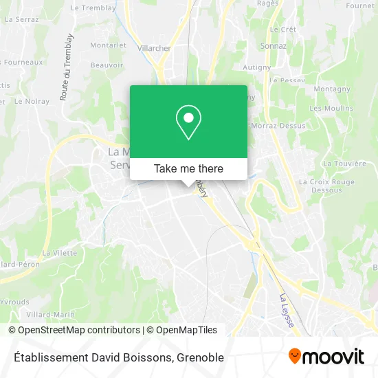Établissement David Boissons map