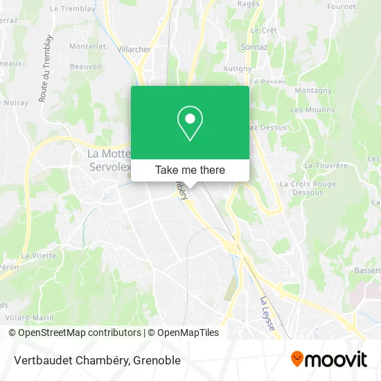 Vertbaudet Chambéry map