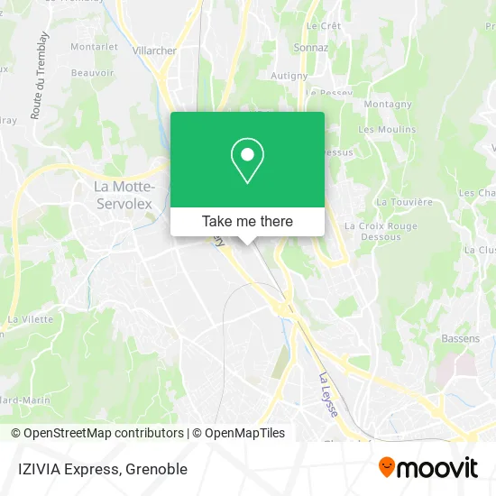 IZIVIA Express map