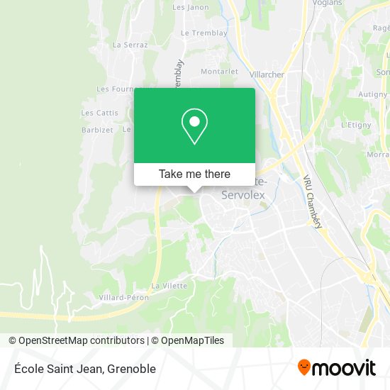 École Saint Jean map