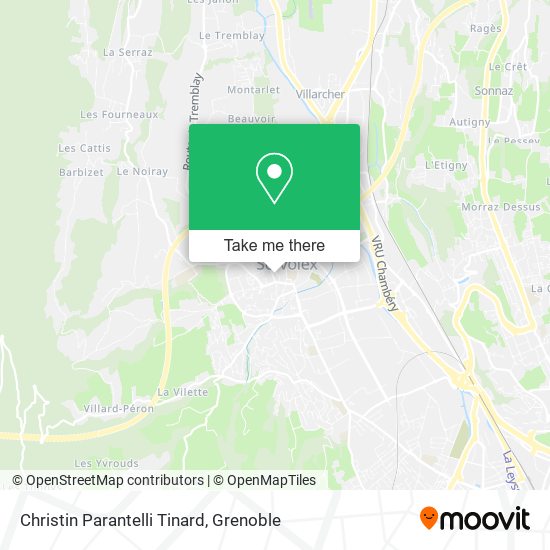 Christin Parantelli Tinard map