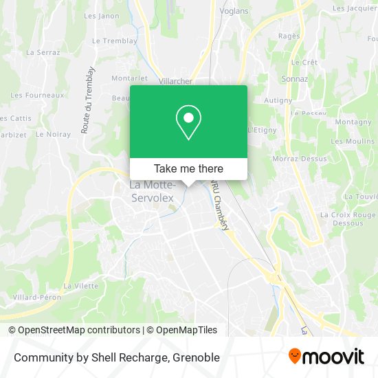 Community by Shell Recharge map