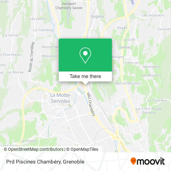 Prd Piscines Chambéry map