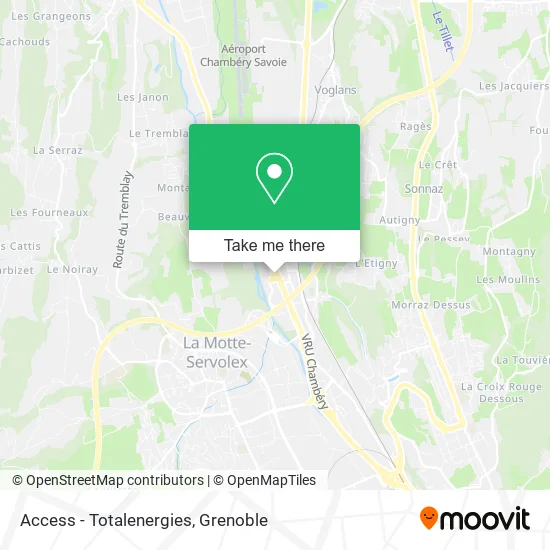 Access - Totalenergies map