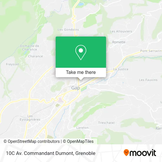 10C Av. Commandant Dumont map