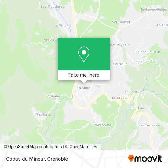 Cabas du Mineur map
