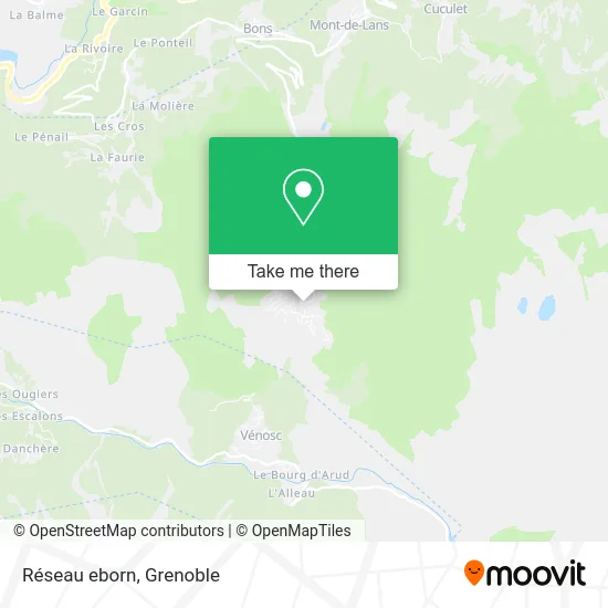 Réseau eborn map