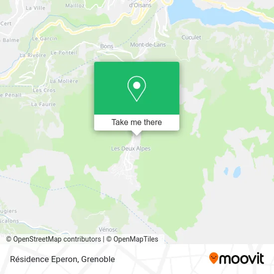 Résidence Eperon map