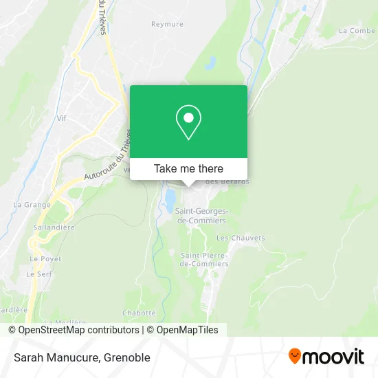 Sarah Manucure map