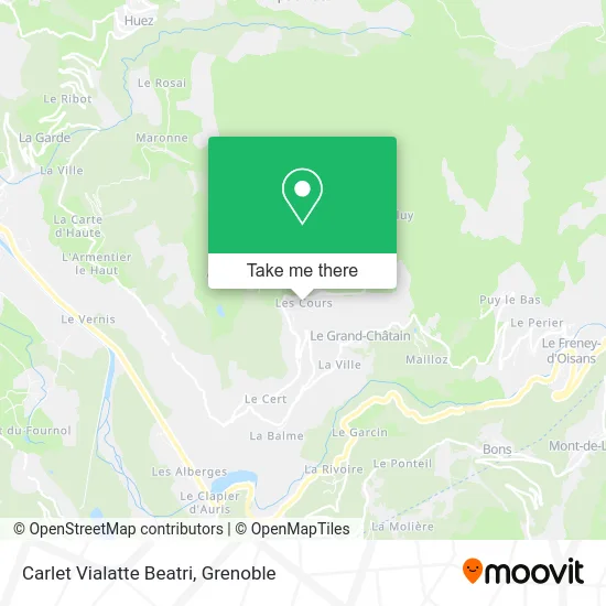 Carlet Vialatte Beatri map