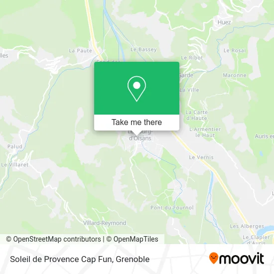 Soleil de Provence Cap Fun map