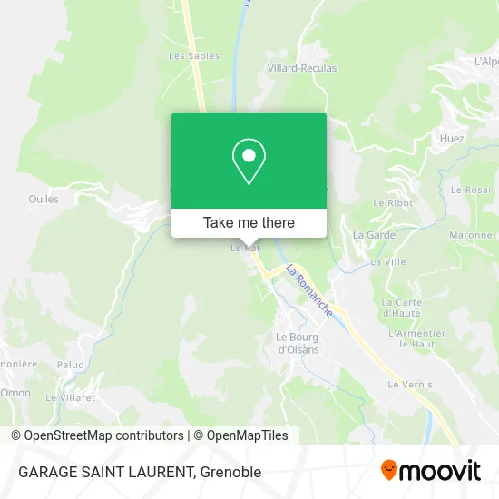GARAGE SAINT LAURENT map