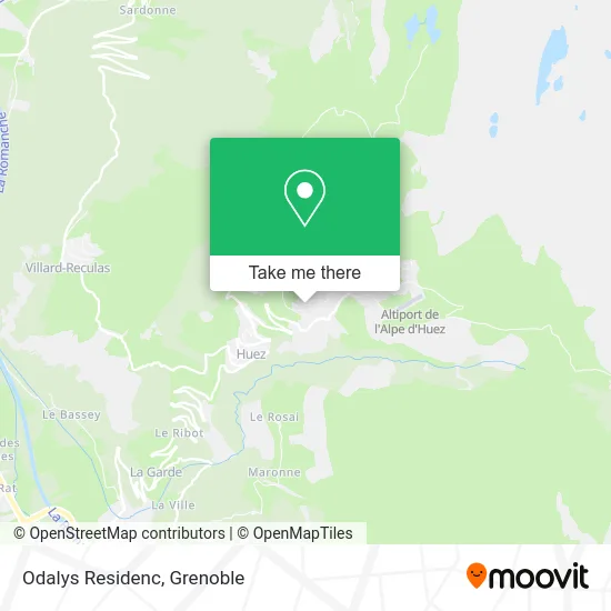 Odalys Residenc map