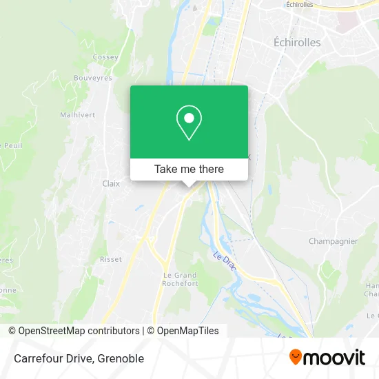 Carrefour Drive map