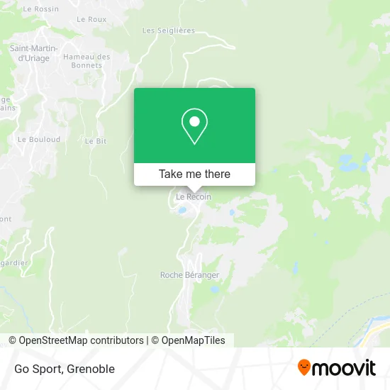 Go Sport map