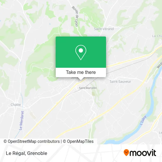 Le Régal map