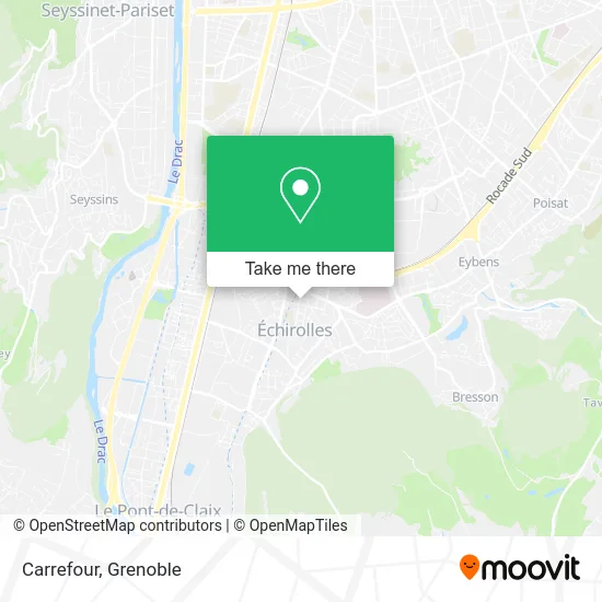 Carrefour map