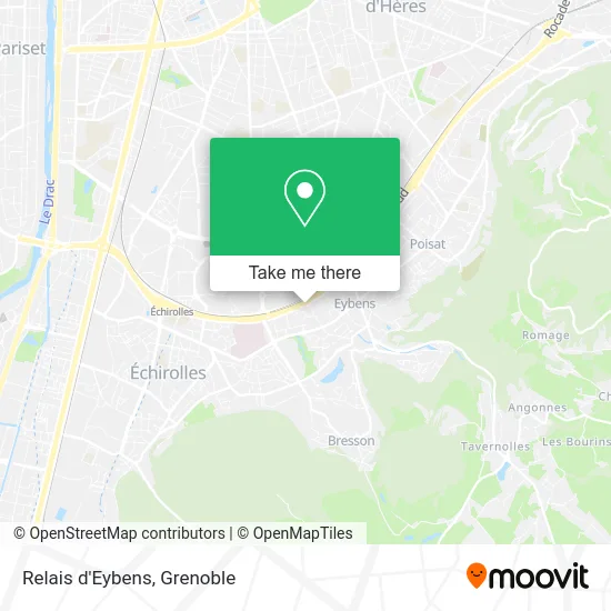 Relais d'Eybens map