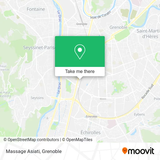 Massage Asiati map