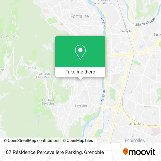 67 Résidence Percevalière Parking map