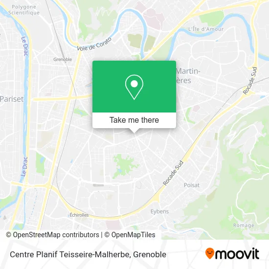 Centre Planif Teisseire-Malherbe map