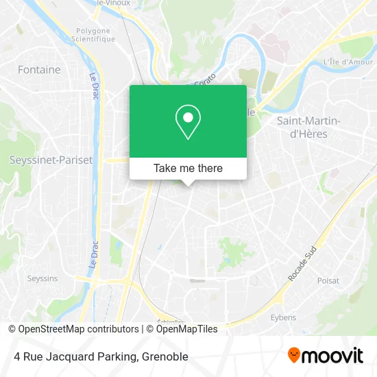 4 Rue Jacquard Parking map
