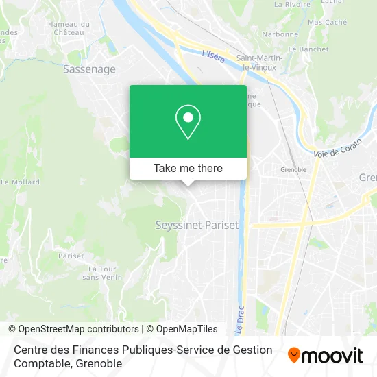Centre des Finances Publiques-Service de Gestion Comptable map