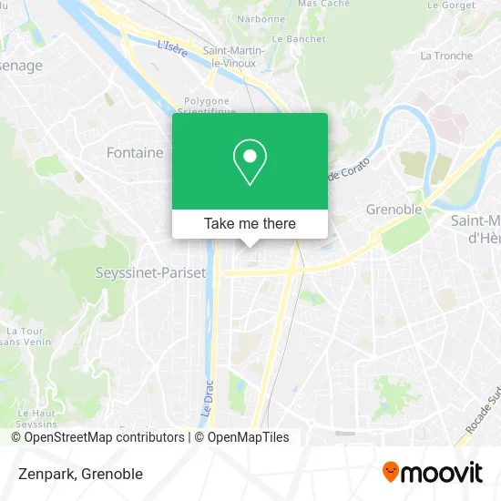 Zenpark map