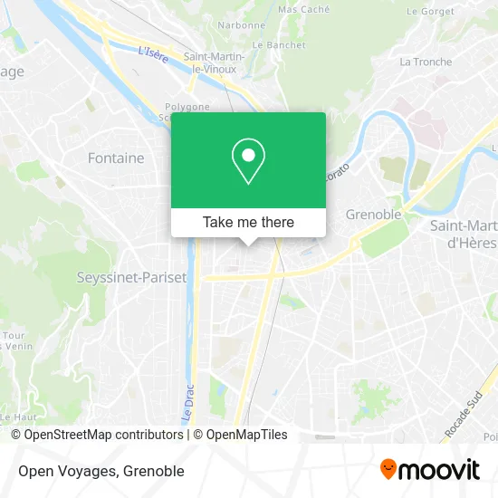Open Voyages map