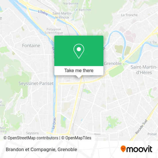 Brandon et Compagnie map