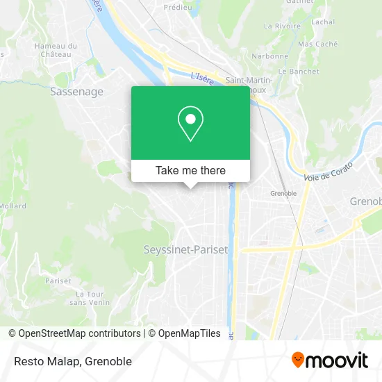 Resto Malap map