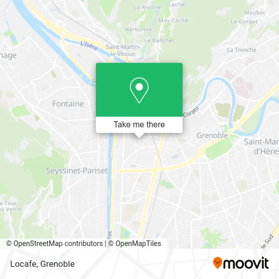 Locafe map