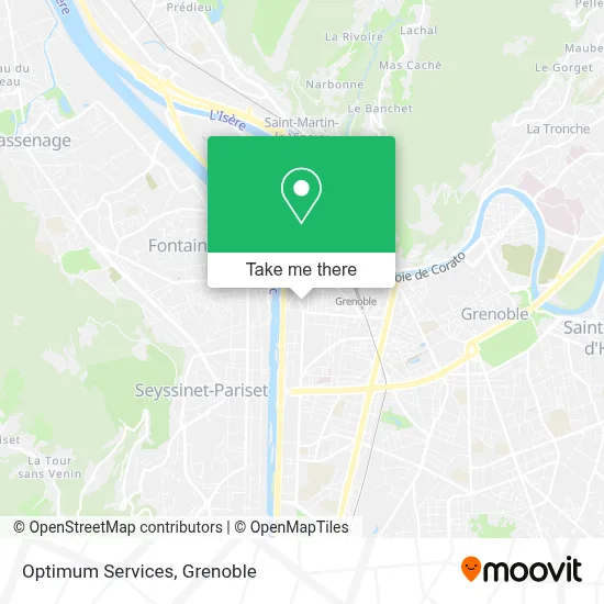 Optimum Services map