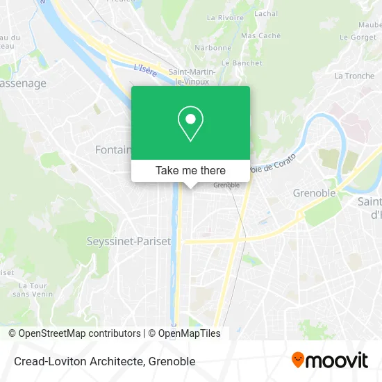 Cread-Loviton Architecte map