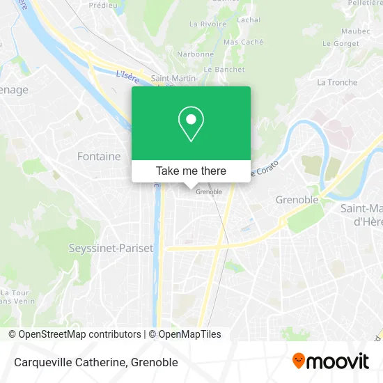 Carqueville Catherine map