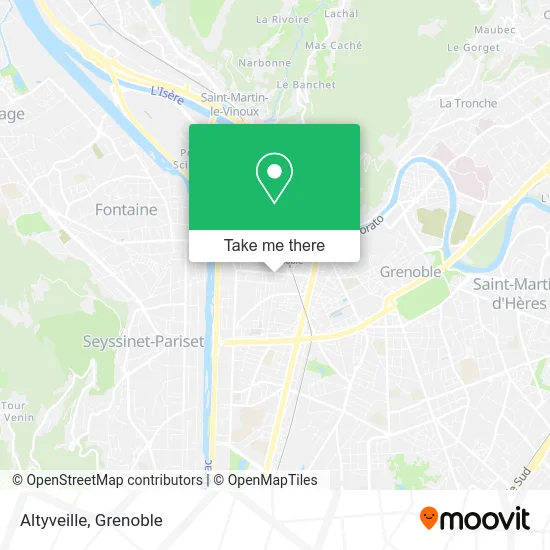 Altyveille map