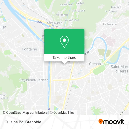 Cuisine Bg map