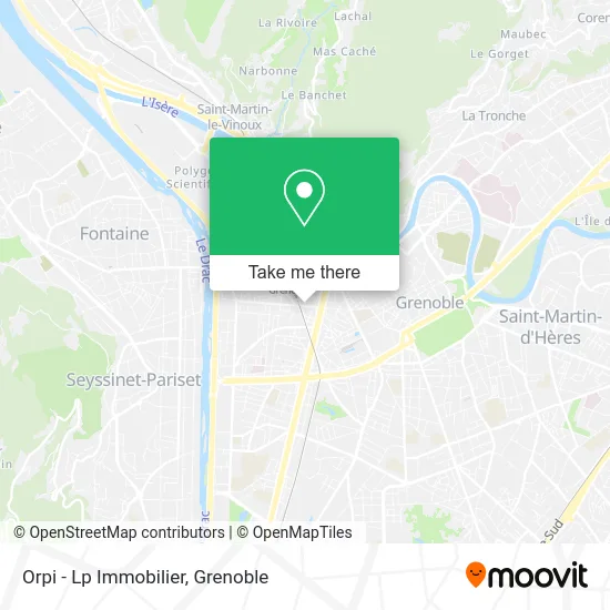 Orpi - Lp Immobilier map