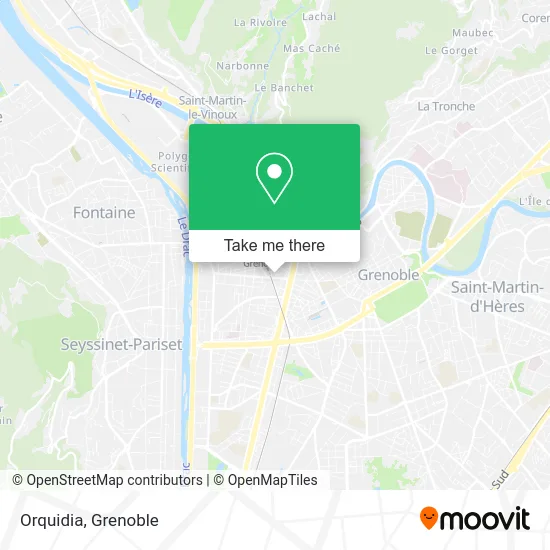 Orquidia map