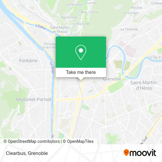Clearbus map