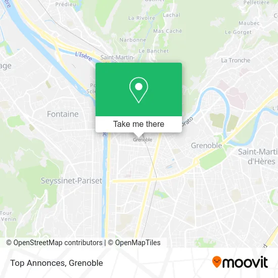 Top Annonces map