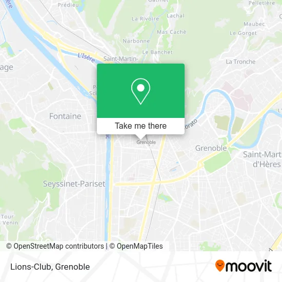 Lions-Club map