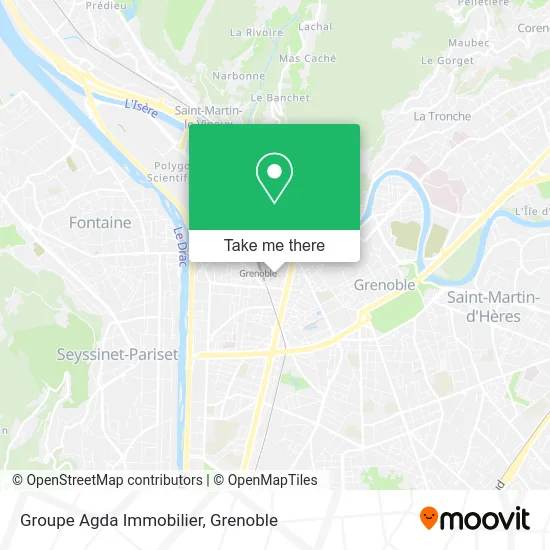 Groupe Agda Immobilier map