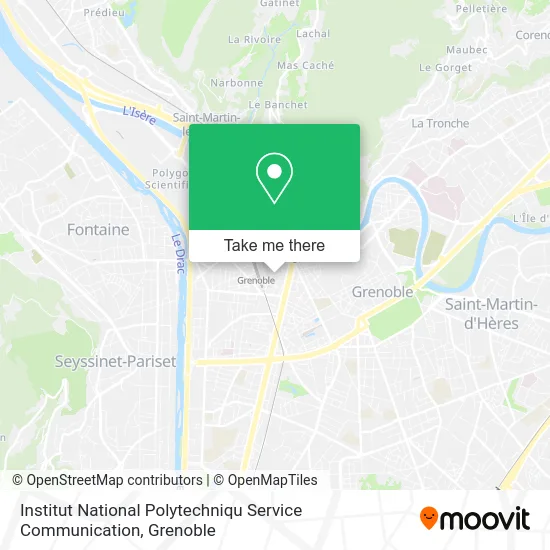 Institut National Polytechniqu Service Communication map